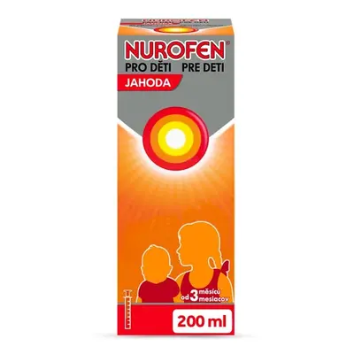 NUROFEN PRO DĚTI JAHODA 20MG/ML Perorální suspenze 200 ML