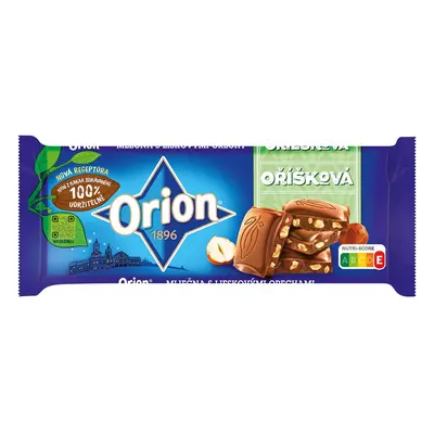 Orion Mléčná čokoláda oříšková