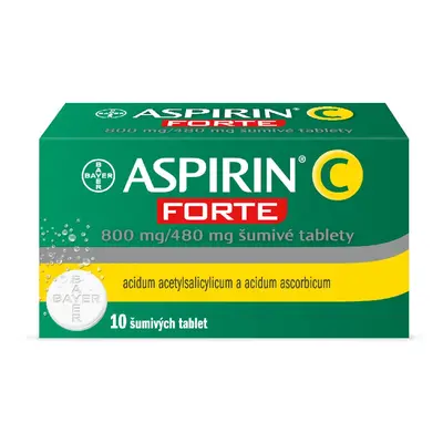 ASPIRIN C FORTE 800MG/480MG šumivá tableta 10