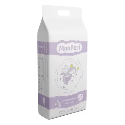 MonPeri EKO Jednorázové plenky comfort L (8–13 kg)