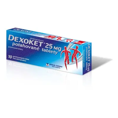 DEXOKET 25MG Potahovaná tableta 10