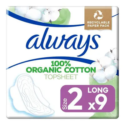 Always Cotton Protection Ultra Long Hygienické vložky s křidélky