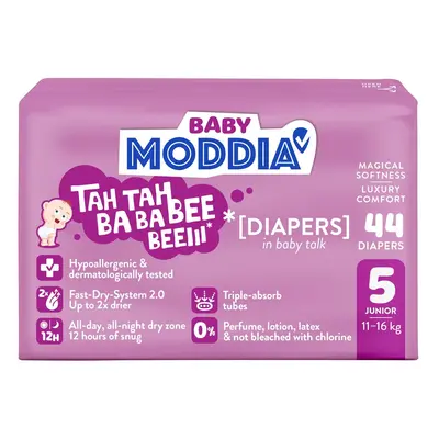 Moddia BABY Jednorázové plenky 5 Junior (11–16 kg)