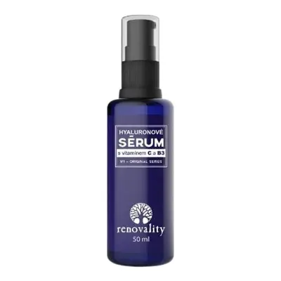 Renovality Hyaluronové sérum s vitamínem C a B3