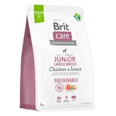 Brit Care Sustainable Junior Large Breed Breed Chicken & Insect pro psy