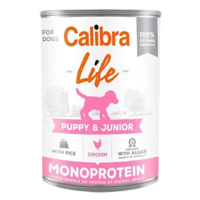 Calibra Dog Life konzerva pro štěňata s kuřecím a rýží