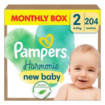 Pampers Harmonie Baby dětské plenky velikost 2 (4–8 kg)