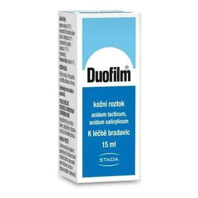 DUOFILM 167MG/G+167MG/G Kožní roztok 15ML