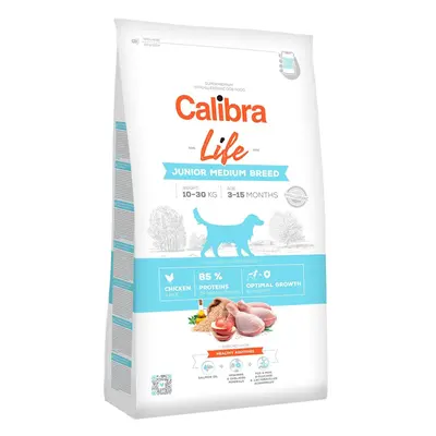 Calibra Dog Life granule pro mladé psy středních plemen s kuřecím