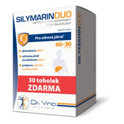 SILYMARIN DUO DaVinci tob.60+30 tob ZDARMA