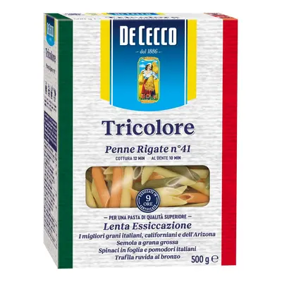 De Cecco Penne Rigate Tricolore