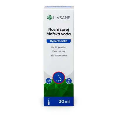 LIVSANE Mořská voda hypertonická sprej 30ml