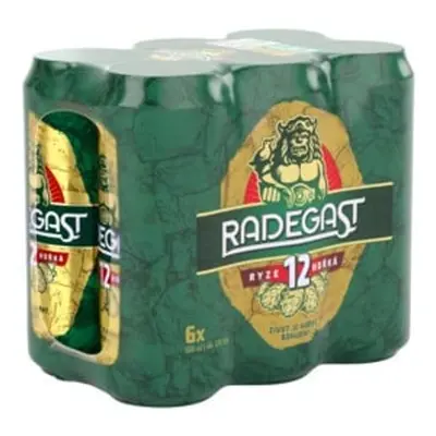 Radegast Ryze Hořká 12 plech 6×0,5 l