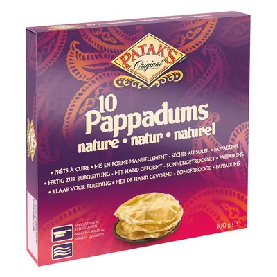 Patak's Poppadom placky 15 cm