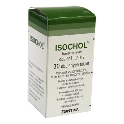 ISOCHOL 400MG Obalená tableta 30