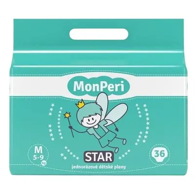 MonPeri EKO Star jednorázové dětské pleny M (5–9 kg)