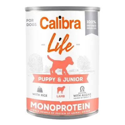 Calibra Dog Life konzerva pro štěňata s jehněčím a rýží