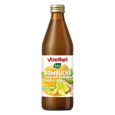 Voelkel BIO kombucha limetka a zázvor