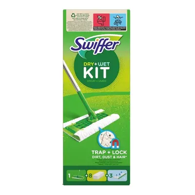 Swiffer Mop + 3 mokré a 8 suchých náhrad