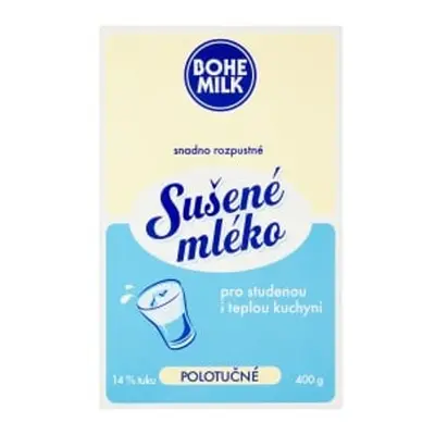 Bohemilk Mléko sušené polotučné