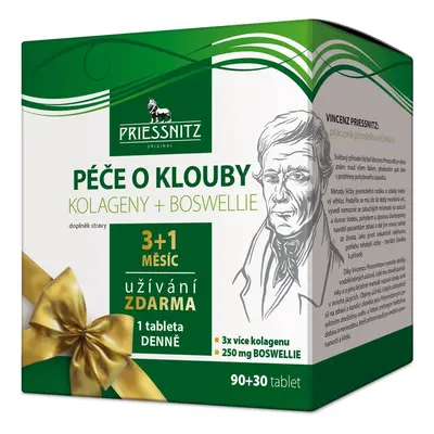 Priessnitz Kolag+Boswellie péče o klouby tbl.90+30