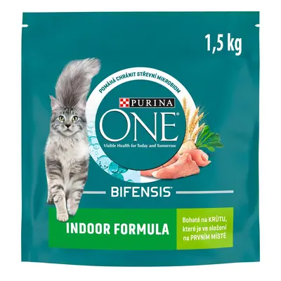 Purina ONE Indoor bohaté na krůtu a celozrnné obiloviny pro kočky