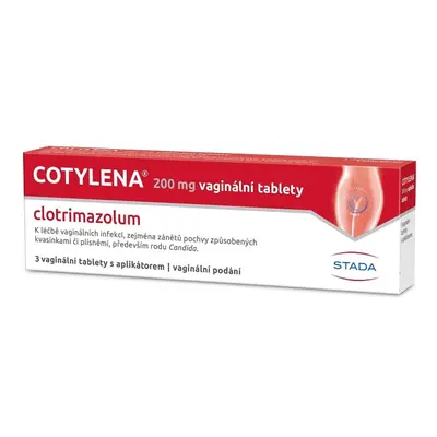 COTYLENA 200MG Vaginální tableta 3