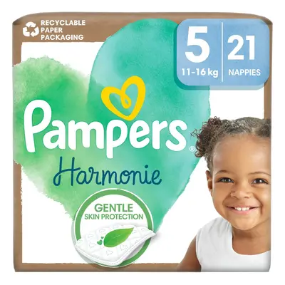 Pampers Harmonie Baby dětské plenky velikost 5 (11–16 kg)