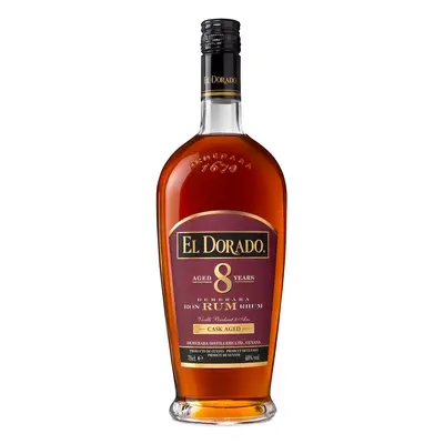 El Dorado Rum 8 YO, 40% obj. Alc.