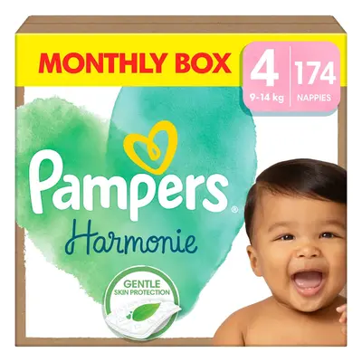 Pampers Harmonie Baby dětské plenky velikost 4 (9–14 kg)