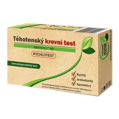 VITAMIN STATION Rychlotest Těhotenský krevní test