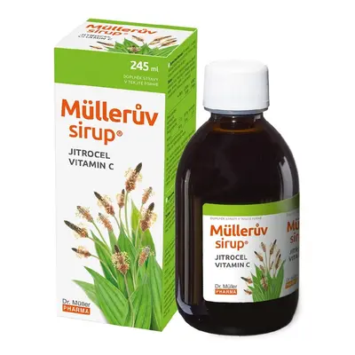 Müllerův sirup s jitrocelem a vitaminem C 245ml