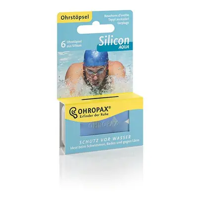 Chránič sluchu OHROPAX Silicon Aqua 6ks