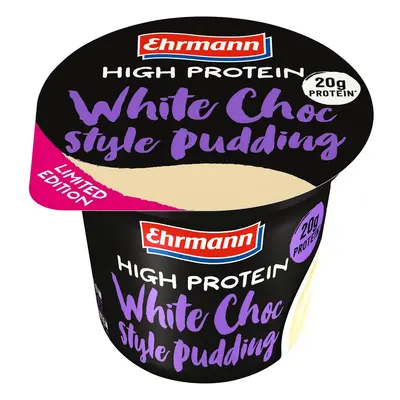 Ehrmann High Protein puding s příchutí bílé čokolády