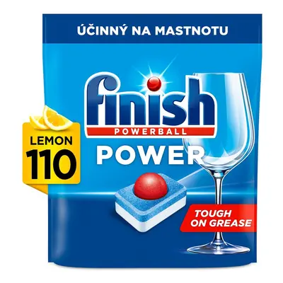 Finish Power All in 1 Lemon Sparkle tablety do myčky nádobí