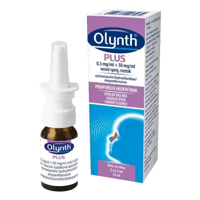 OLYNTH PLUS 0,5MG/ML+50MG/ML Nosní sprej, roztok 1X10ML