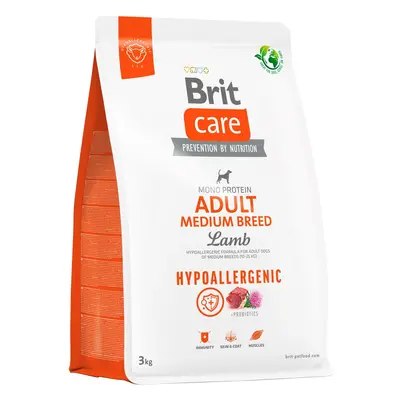 Brit Care Hypoallergenic Adult Medium Breed Lamb pro psy