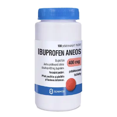 IBUPROFEN ANEOS 400MG Potahovaná tableta 100