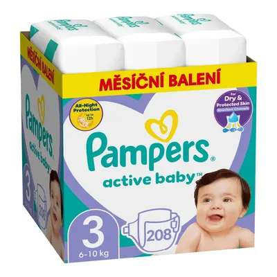 Pampers Active baby jednorázové plenky 3 (6–10 kg)