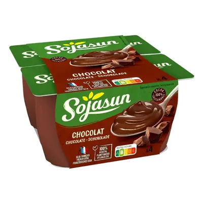 Sojasun Čokoládový sójový dezert (4×100 g)