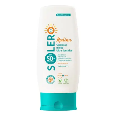 SOLERO Opalov. mléko Sensitive Rodina SPF50+ 200ml