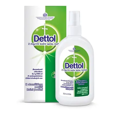 DETTOL 2MG/ML Kožní sprej, roztok 1X100ML