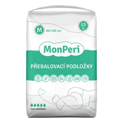 MonPeri EKO Jednorázové absorpční podložky 60×60 cm