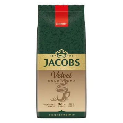 Jacobs Velvet Gold Crema zrnková káva