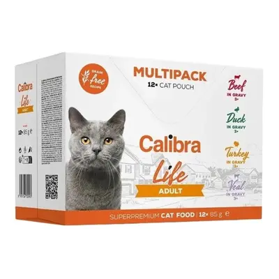 Calibra Cat Life kapsičky pro dospělé kočky (12×85 g)