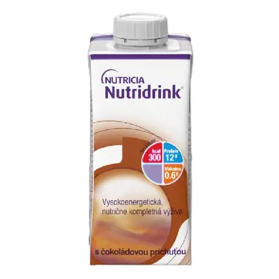 NUTRIDRINK S PŘÍCHUTÍ ČOKOLÁDOVOU perorální roztok 1X200ML