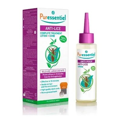 PURESSENTIEL Roztok proti vším+hřebínek 100ml