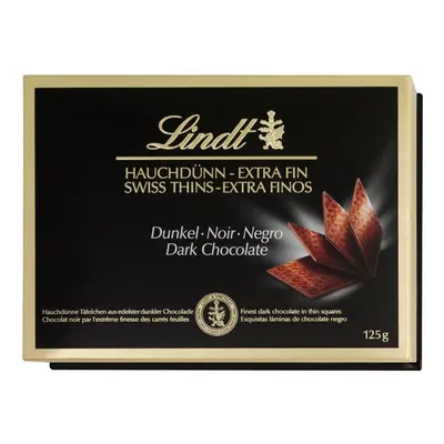 Lindt Thins Dark hořká čokoláda