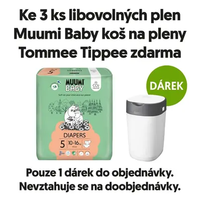 Muumi Baby EKO Jednorázové plenky maxi+ 5 (10–16 kg)