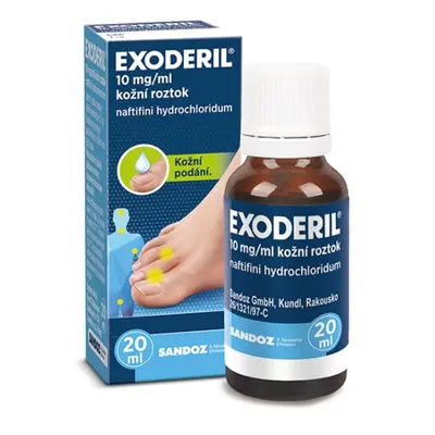 EXODERIL 10MG/ML Kožní roztok 1X20ML